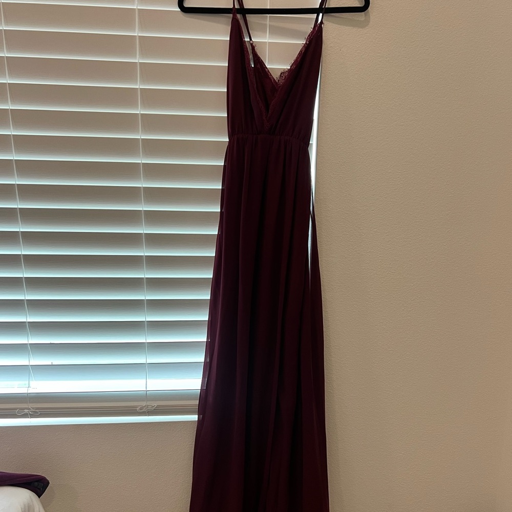 Burgundy, Medium Tobi Dress, worn once